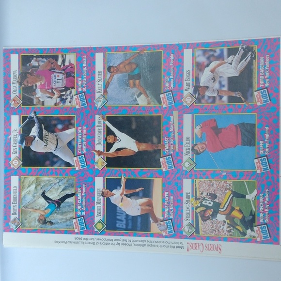 Sports Illustrated Uncut Card Kelly Slater Nick Faldo - Picture 1 of 5